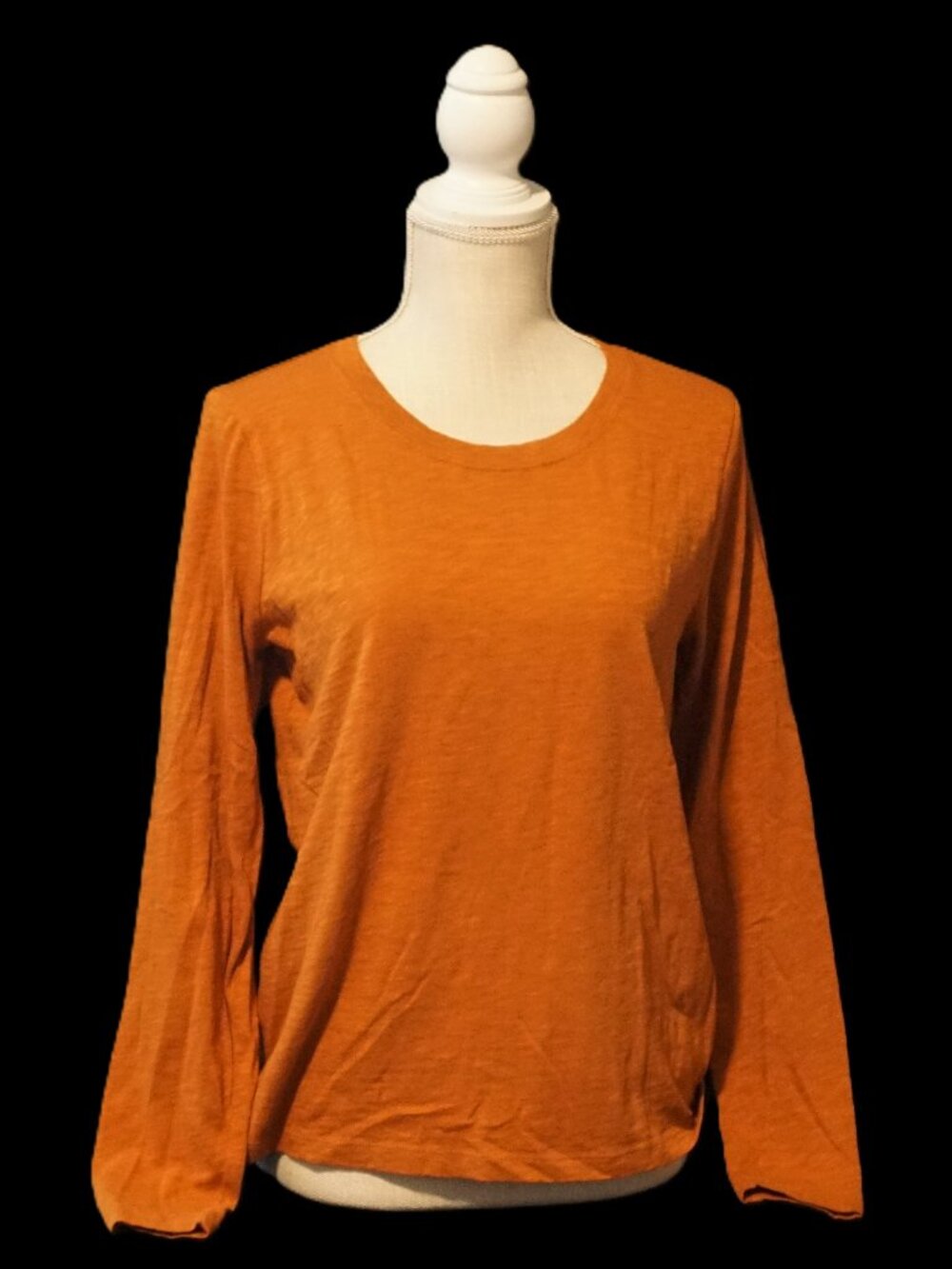 J Crew Rust Long Sleeve Tee Women’s Medium